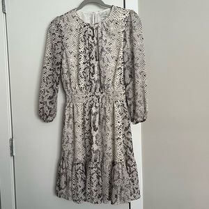 J. CREW snake skin print dress Size XXS
